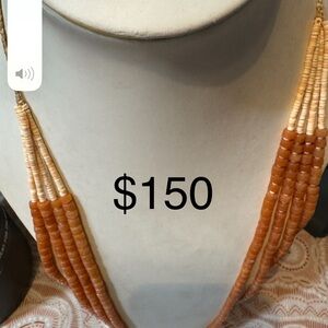 Necklace handmade by a retired jeweler who is sell everything